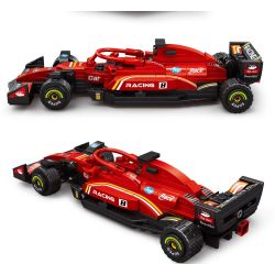 STACK 08001-A 08001-B 08001-C 08001-D XE ĐUA CÔNG THỨC F1 4 MẪU bộ đồ chơi xếp lắp ráp ghép mô hình Racers Đua Tốc Độ 1255 khối