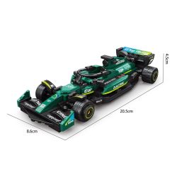 STACK 08001-A 08001-B 08001-C 08001-D XE ĐUA CÔNG THỨC F1 4 MẪU bộ đồ chơi xếp lắp ráp ghép mô hình Racers Đua Tốc Độ 1255 khối