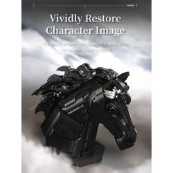 QIZHILE 103003 ĐẦU NGỰA bộ đồ chơi xếp lắp ráp ghép mô hình Creator Sáng Tạo 3091 khối