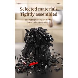 QIZHILE 103003 ĐẦU NGỰA bộ đồ chơi xếp lắp ráp ghép mô hình Creator Sáng Tạo 3091 khối