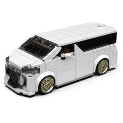 PIBO PB8848 8848 TOYOTA ALPHARD MPV 1:32 tỷ lệ 1:32 bộ đồ chơi xếp lắp ráp ghép mô hình Racers Đua Tốc Độ