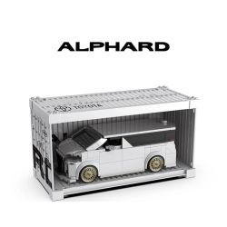 PIBO PB8848 8848 TOYOTA ALPHARD MPV 1:32 tỷ lệ 1:32 bộ đồ chơi xếp lắp ráp ghép mô hình Racers Đua Tốc Độ