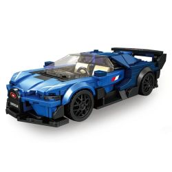 SMALL ANGLE JD086 BUGATTI TẦM NHÌN GT bộ đồ chơi xếp lắp ráp ghép mô hình Speed Champions Racing Cars Đua Xe Công Thức 360 khối