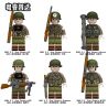 GUANGDONG RUIZHIDA N683 N684 N685 N686 N687 N688 NHÂN VẬT NHỎ CỦA QUÂN ĐỘI HOA KỲ GỒM 6 LOẠI bộ đồ chơi xếp lắp ráp ghép mô hình Military Army Quân Sự Bộ Đội
