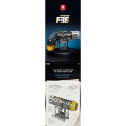 REOBRIX 33014 ĐỘNG CƠ F35B bộ đồ chơi xếp lắp ráp ghép mô hình Technic Kỹ Thuật Công Nghệ Cao Mô Hình Phương Tiện