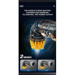 REOBRIX 33014 ĐỘNG CƠ F35B bộ đồ chơi xếp lắp ráp ghép mô hình Technic Kỹ Thuật Công Nghệ Cao Mô Hình Phương Tiện