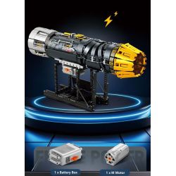 REOBRIX 33014 ĐỘNG CƠ F35B bộ đồ chơi xếp lắp ráp ghép mô hình Technic Kỹ Thuật Công Nghệ Cao Mô Hình Phương Tiện