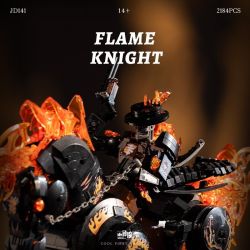 SMALL ANGLE JD141 GHOST RIDER COWBOY VÀ SKELETON HORSE bộ đồ chơi xếp lắp ráp ghép mô hình Super Heroes FLAME KNIGHT Siêu Nhân Anh Hùng 2184 khối