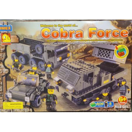 OXFORD 51271 COBRA FORCE HỆ THỐNG PHÓNG TÊN LỬA ĐA NÒNG M270 PHƯƠNG TIỆN VẬN CHUYỂN ĐẠN DƯỢC bộ đồ chơi xếp lắp ráp ghép mô hình Military Army Quân Sự Bộ Đội 606 khối