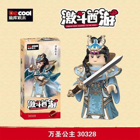 DECOOL BRICKCOOL 30328 CHIẾN ĐẤU TÂY DU CÔNG CHÚA HALLOWEEN bộ đồ chơi xếp lắp ráp ghép mô hình Collectable Minifigures Búp Bê Sưu Tầm