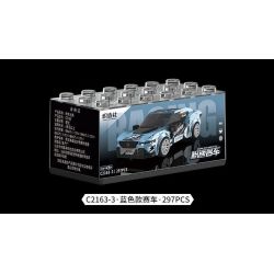 SOUZOSHA C2163-1 2163-1 XE NỔI TIẾNG CỦA JISU ĐUA MÀU ĐEN bộ đồ chơi xếp lắp ráp ghép mô hình Speed Champions Racing Cars Đua Xe Công Thức 319 khối