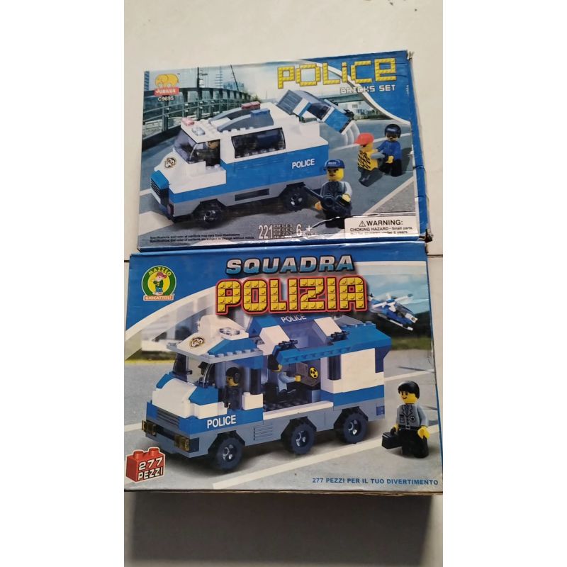 WOMA C9695 9695 XE CẢNH SÁT bộ đồ chơi xếp lắp ráp ghép mô hình City Thành Phố 221 khối