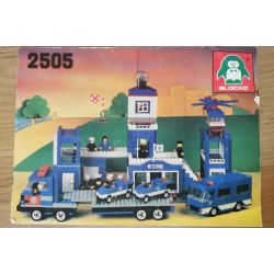 BLOCKO 2505 ĐỒN CẢNH SÁT bộ đồ chơi xếp lắp ráp ghép mô hình City Thành Phố