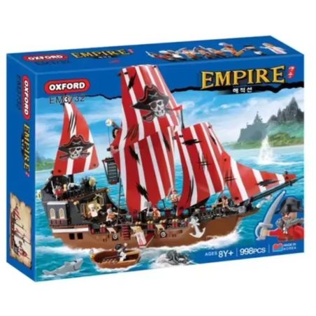 OXFORD EM3732 3732 TÀU CƯỚP BIỂN bộ đồ chơi xếp lắp ráp ghép mô hình Pirates Of The Caribbean EMPIRE Cướp Biển Vùng Caribe 998 khối