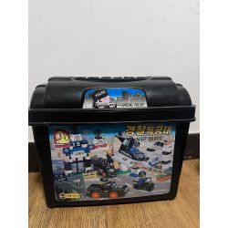 OXFORD NSP7000 7000 LỰC LƯỢNG CẢNH SÁT ĐẶC BIỆT bộ đồ chơi xếp lắp ráp ghép mô hình City 경찰 특공대 Thành Phố 38 khối