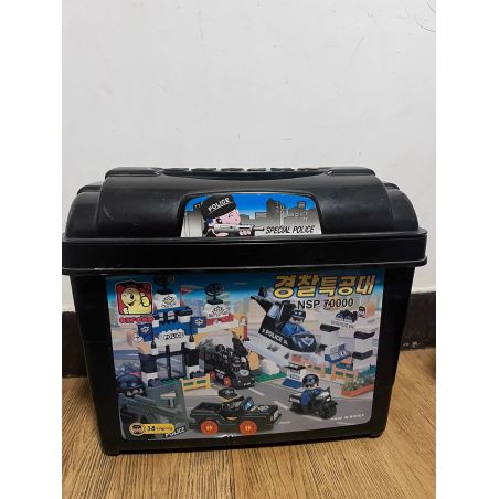 OXFORD NSP7000 7000 LỰC LƯỢNG CẢNH SÁT ĐẶC BIỆT bộ đồ chơi xếp lắp ráp ghép mô hình City 경찰 특공대 Thành Phố 38 khối