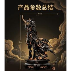 COOL PLAY TREND × TAILORING DEPARTMENT (DIFFICULT ORIGINAL) SHJ-SS-XZ001 SS-XZ001 -XZ001 SHJSS-XZ001 VƯƠNG QUỐC NÚI VÀ BIỂN QUÁI THÚ HUYỀN THOẠI HAECHI bộ đồ chơi xếp lắp ráp ghép mô hình Creator XIÈ ZHÌ Sáng Tạo 1301 khối