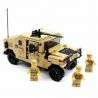 Kazi KY98403 98403 non  XE HUMVEE BỌC THÉP bộ đồ chơi xếp lắp ráp ghép mô hình Military Army Quân Sự Bộ Đội 420 khối