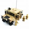 Kazi KY98403 98403 non  XE HUMVEE BỌC THÉP bộ đồ chơi xếp lắp ráp ghép mô hình Military Army Quân Sự Bộ Đội 420 khối