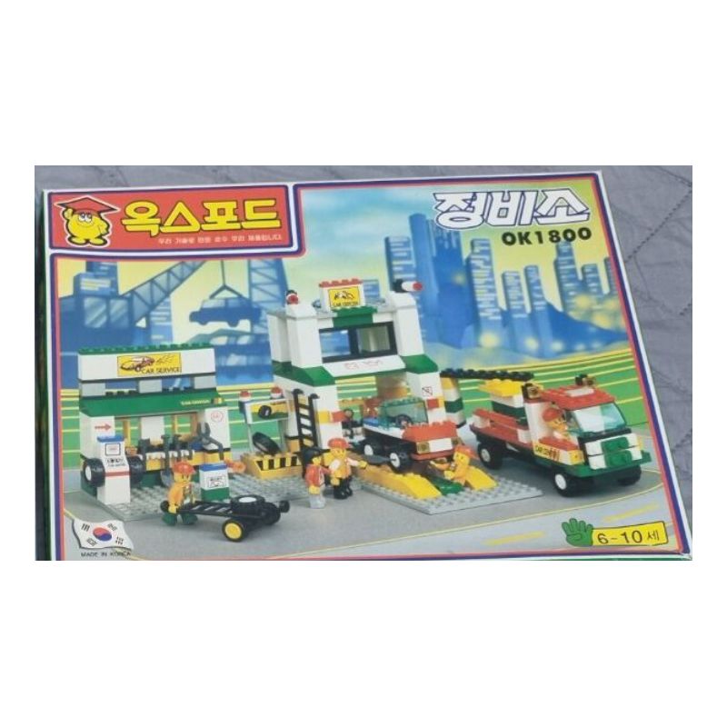 OXFORD OK1800 1800 CUỘC ĐUA bộ đồ chơi xếp lắp ráp ghép mô hình City Thành Phố