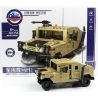 Kazi KY98403 98403 non  XE HUMVEE BỌC THÉP bộ đồ chơi xếp lắp ráp ghép mô hình Military Army Quân Sự Bộ Đội 420 khối