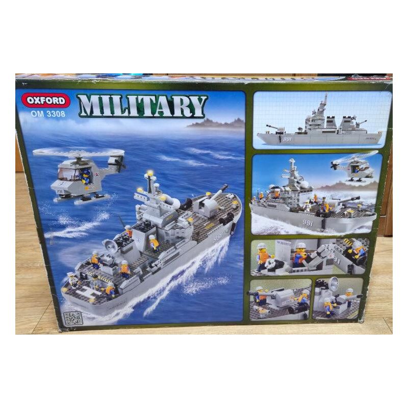OXFORD OM3308 3308 TÀU CHIẾN bộ đồ chơi xếp lắp ráp ghép mô hình Military Army Quân Sự Bộ Đội