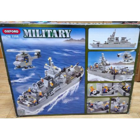 OXFORD OM3308 3308 TÀU CHIẾN bộ đồ chơi xếp lắp ráp ghép mô hình Military Army Quân Sự Bộ Đội
