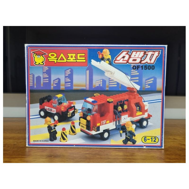 OXFORD OF1500 1500 ĐỘI CỨU HỎA bộ đồ chơi xếp lắp ráp ghép mô hình City Thành Phố