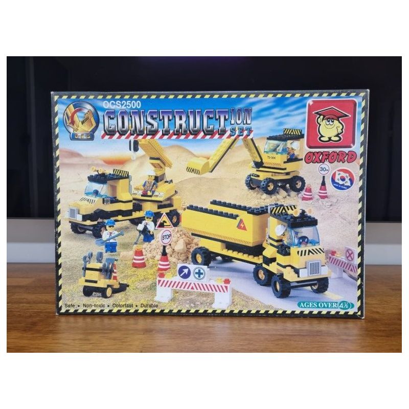 OXFORD OCS2500 2500 CÔNG TRƯỜNG XÂY DỰNG bộ đồ chơi xếp lắp ráp ghép mô hình City Thành Phố
