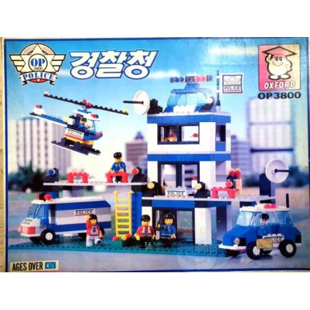 OXFORD OP3800 3800 ĐỒN CẢNH SÁT bộ đồ chơi xếp lắp ráp ghép mô hình City Thành Phố