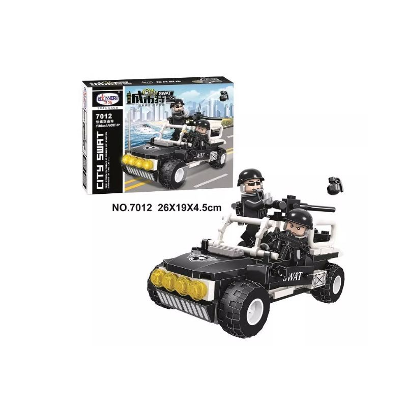 Winner 7012 XE TẤN CÔNG NHANH bộ đồ chơi xếp lắp ráp ghép mô hình City Thành Phố 136 khối