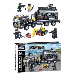 Winner 7019 XE CHỈ HUY SWAT bộ đồ chơi xếp lắp ráp ghép mô hình City Thành Phố 842 khối