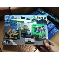 Bozhi 6093 XE TẢI VẬN CHUYỂN NHANH bộ đồ chơi xếp lắp ráp ghép mô hình Creator Sáng Tạo 253 khối