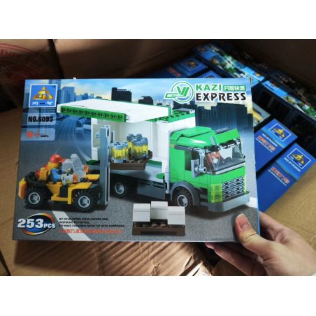 Bozhi 6093 XE TẢI VẬN CHUYỂN NHANH bộ đồ chơi xếp lắp ráp ghép mô hình Creator Sáng Tạo 253 khối