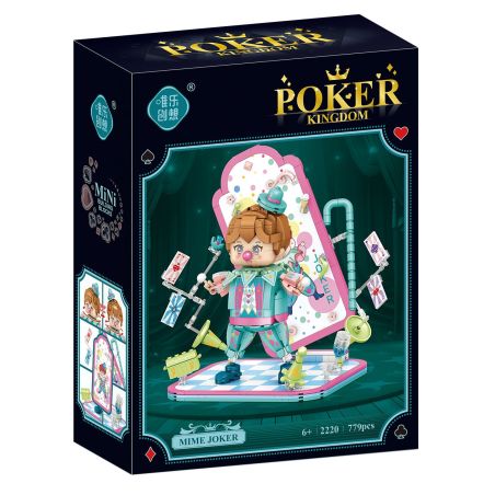 WEILE CHUANGXIANG 2220 VUA BÀI POKER bộ đồ chơi xếp lắp ráp ghép mô hình 779 khối