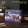 WEILE CHUANGXIANG 2212 VŨ TRỤ CƠ KHÍ CAMERA RETRO CYBER ​​PURPLE bộ đồ chơi xếp lắp ráp ghép mô hình 428 khối