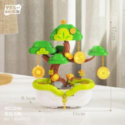WEILE CHUANGXIANG 2236 QINGSONG KIẾM ĐƯỢC NHIỀU TIỀN bộ đồ chơi xếp lắp ráp ghép mô hình Arts & Crafts 688 khối