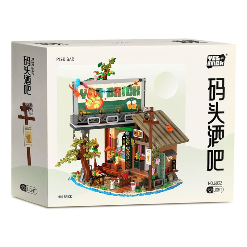 WEILE CHUANGXIANG 6032 BẾN TÀU bộ đồ chơi xếp lắp ráp ghép mô hình Creator Sáng Tạo 1108 khối