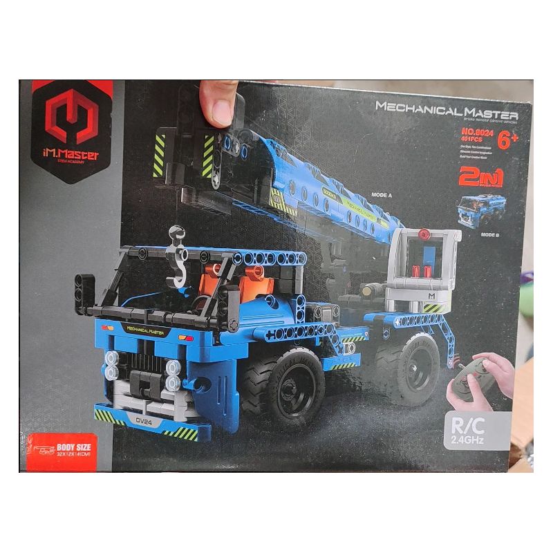 IM.MASTER QIHUI 8024 THỢ CƠ KHÍ LẮP RÁP Ô TÔ bộ đồ chơi xếp lắp ráp ghép mô hình Creator Sáng Tạo 401 khối