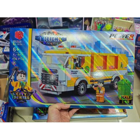 XIANGJUN XJ-843 XE TẢI TỰ ĐỔ bộ đồ chơi xếp lắp ráp ghép mô hình Creator Sáng Tạo