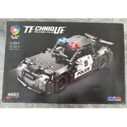 JIQILE 48014 XE CẢNH SÁT bộ đồ chơi xếp lắp ráp ghép mô hình Creator Sáng Tạo