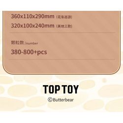 TOP TOY TC3504 3504 GẤU BƠ CÀ PHÊ SỮA TWIST CUP bộ đồ chơi xếp lắp ráp ghép mô hình BUTTERBRAR