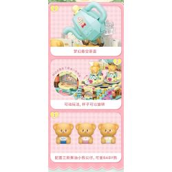 TOP TOY TC3505 3505 GẤU BƠ XE BỘI THU GIÒN bộ đồ chơi xếp lắp ráp ghép mô hình BUTTERBRAR