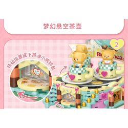 TOP TOY TC3505 3505 GẤU BƠ XE BỘI THU GIÒN bộ đồ chơi xếp lắp ráp ghép mô hình BUTTERBRAR