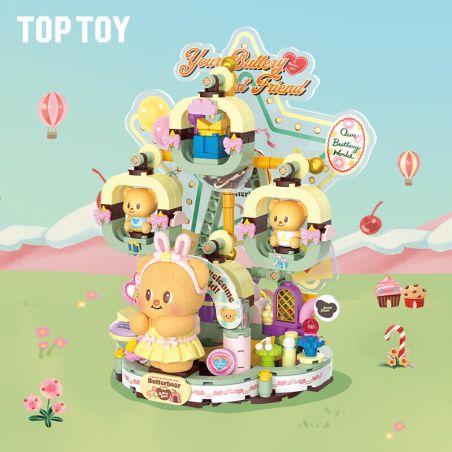 TOP TOY TC3506 3506 BUTTER BEARS BÁNH XE QUAN SÁT SAO bộ đồ chơi xếp lắp ráp ghép mô hình BUTTERBRAR