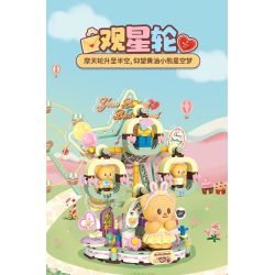 TOP TOY TC3506 3506 BUTTER BEARS BÁNH XE QUAN SÁT SAO bộ đồ chơi xếp lắp ráp ghép mô hình BUTTERBRAR