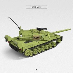THIRDPARTY 300027 XE TĂNG M1 KRASNOVIA 1:35 tỷ lệ 1:35 bộ đồ chơi xếp lắp ráp ghép mô hình Military Army M1-KVT Quân Sự Bộ Đội 1154 khối
