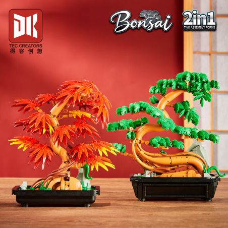 DK 3033 CHÀO MỪNG CÂY THÔNG VÀ PHONG bộ đồ chơi xếp lắp ráp ghép mô hình Creator Sáng Tạo 1023 khối