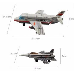 Kazi KY84022 84022 non  MÁY BAY TIẾP NHIÊN LIỆU bộ đồ chơi xếp lắp ráp ghép mô hình Field Army Chiến Trường 255 khối