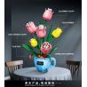 DK 3034 TÁCH CÀ PHÊ HOA TULIP bộ đồ chơi xếp lắp ráp ghép mô hình Creator Sáng Tạo 551 khối